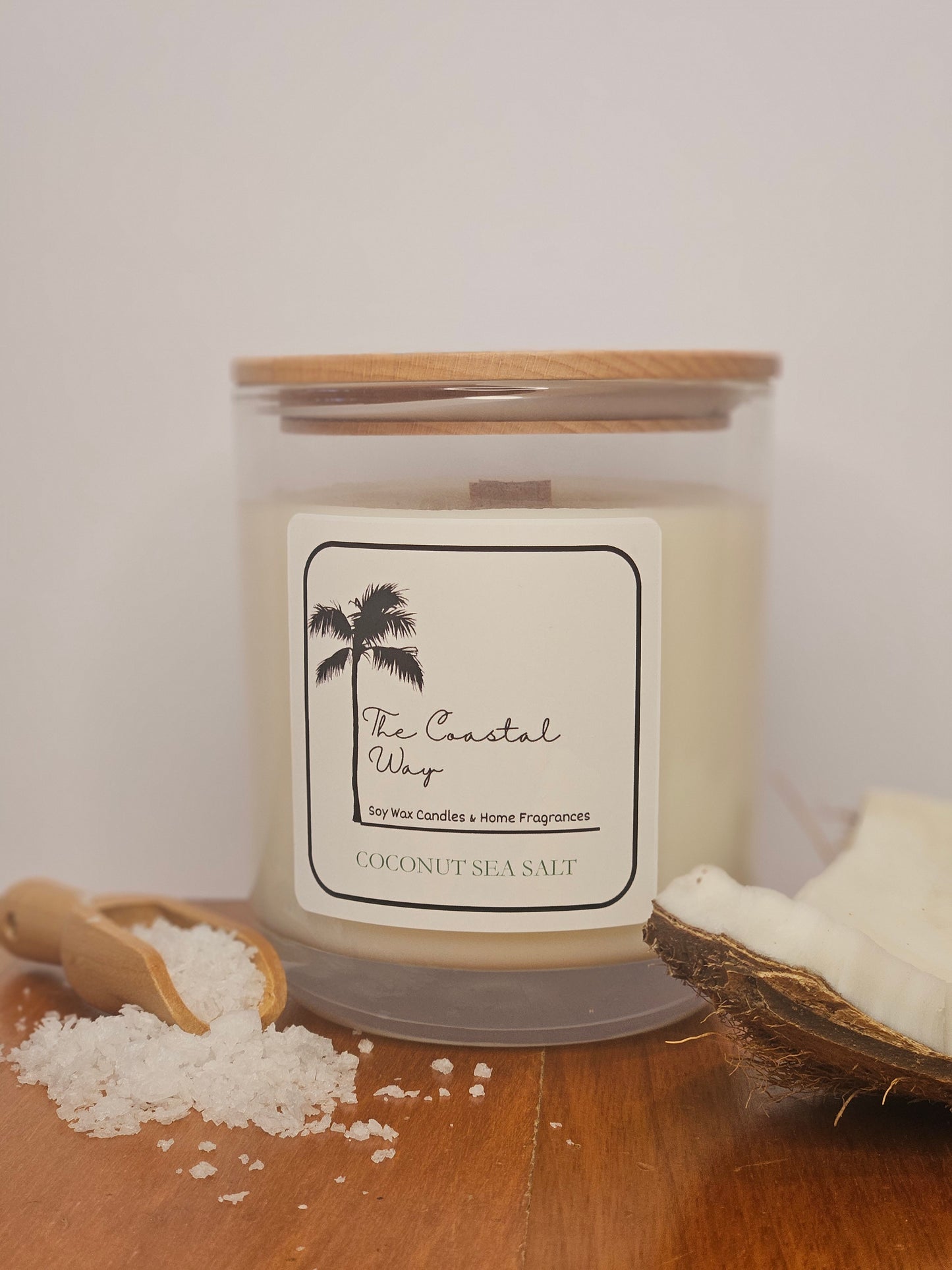 Coconut Sea Salt Soy Wax Candle