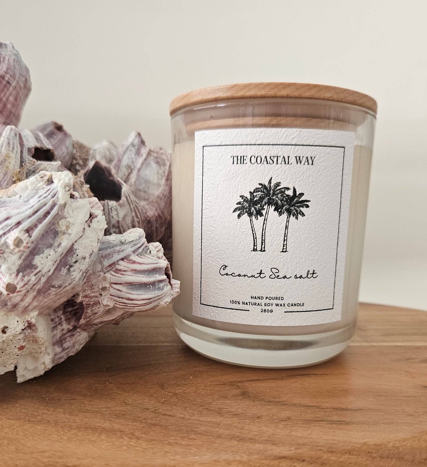 Coconut Sea Salt Soy Wax Candle