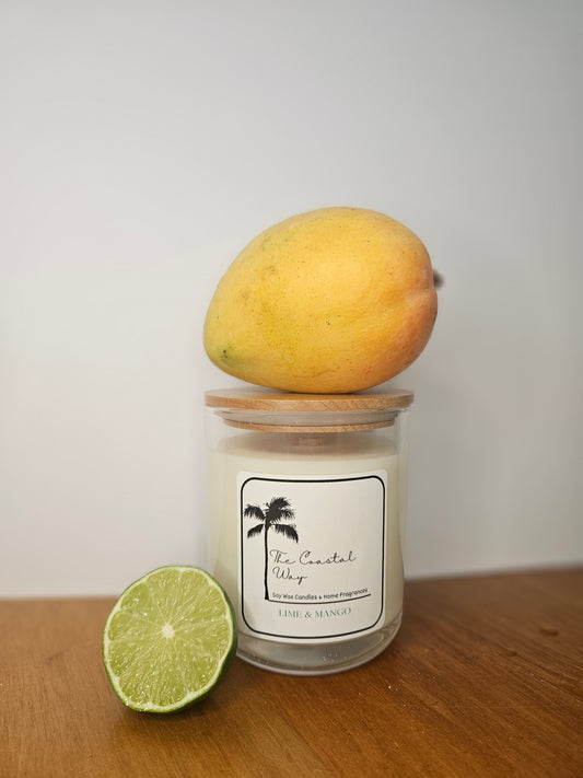 Lime & Mango Soy Wax Candle