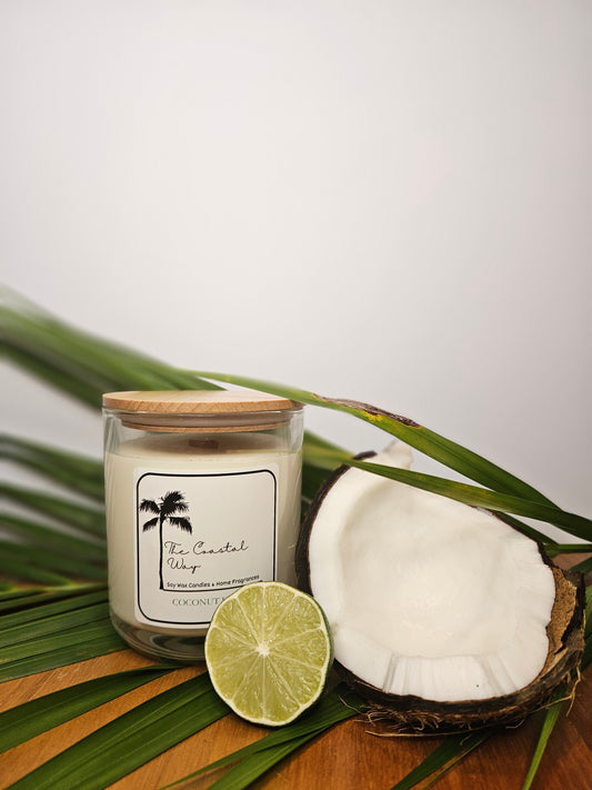 Coconut & Lime Soy Wax Candle