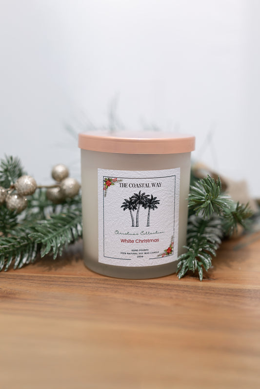 White Christmas Soy Wax Candle